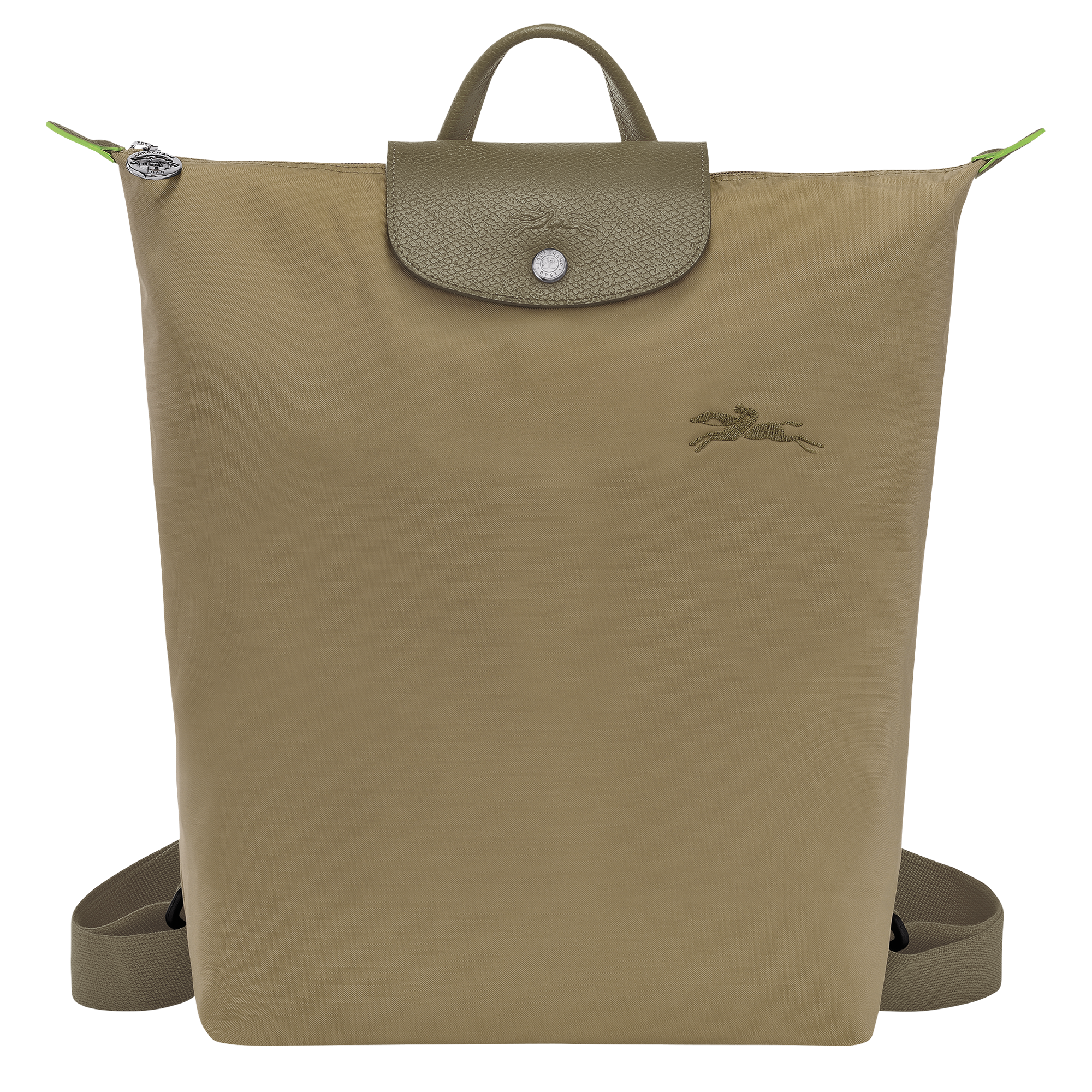 Longchamp Le Pliage Green M Backpack Artichoke