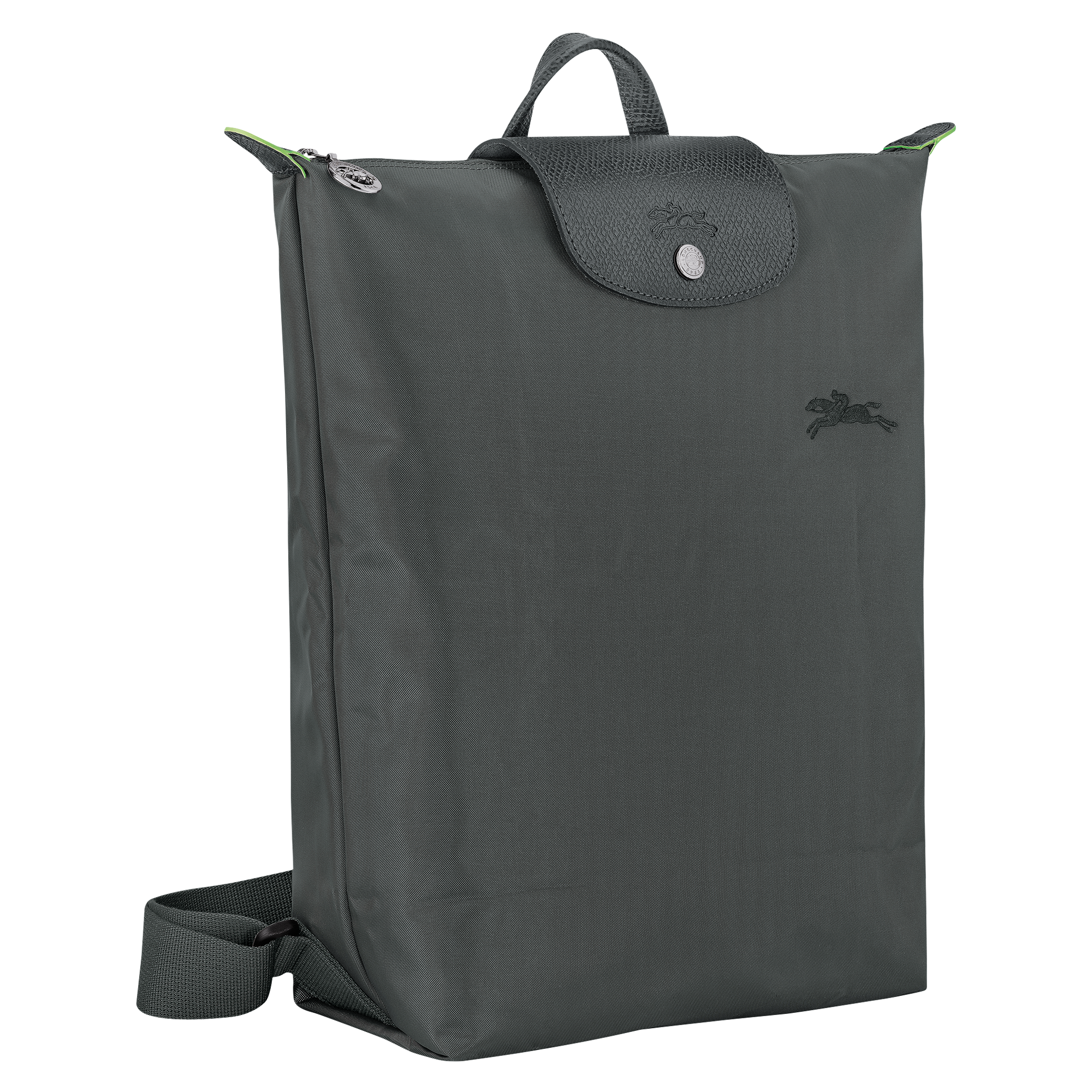 Longchamp Le Pliage Green M Backpack Graphite