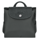 Longchamp Le Pliage Green M Backpack Graphite