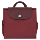 Longchamp Le Pliage Green M Backpack Pomegranate