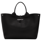 Longchamp Le Roseau L Handbag Black