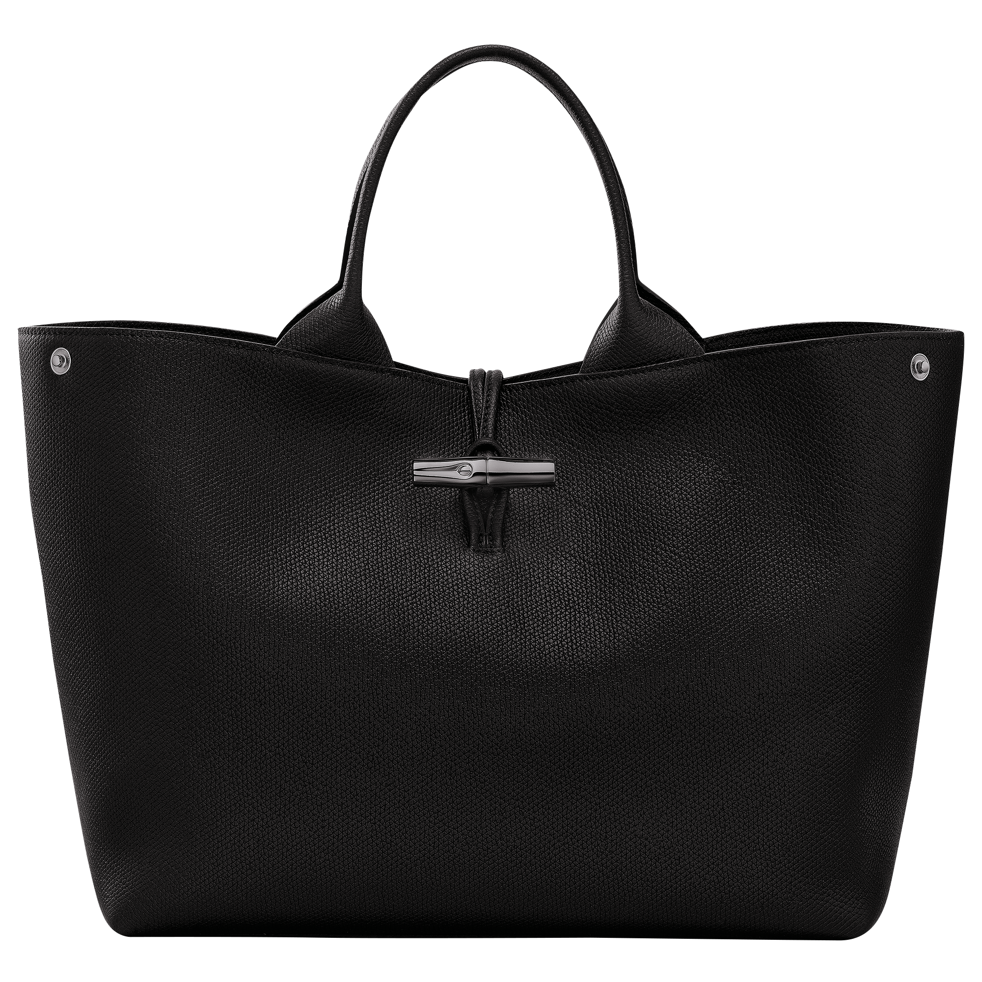Longchamp Le Roseau L Handbag Black