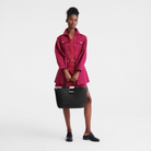 Longchamp Le Roseau L Handbag Black