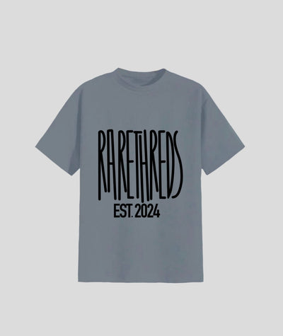 Grey Oversized Round Neck T-shirt