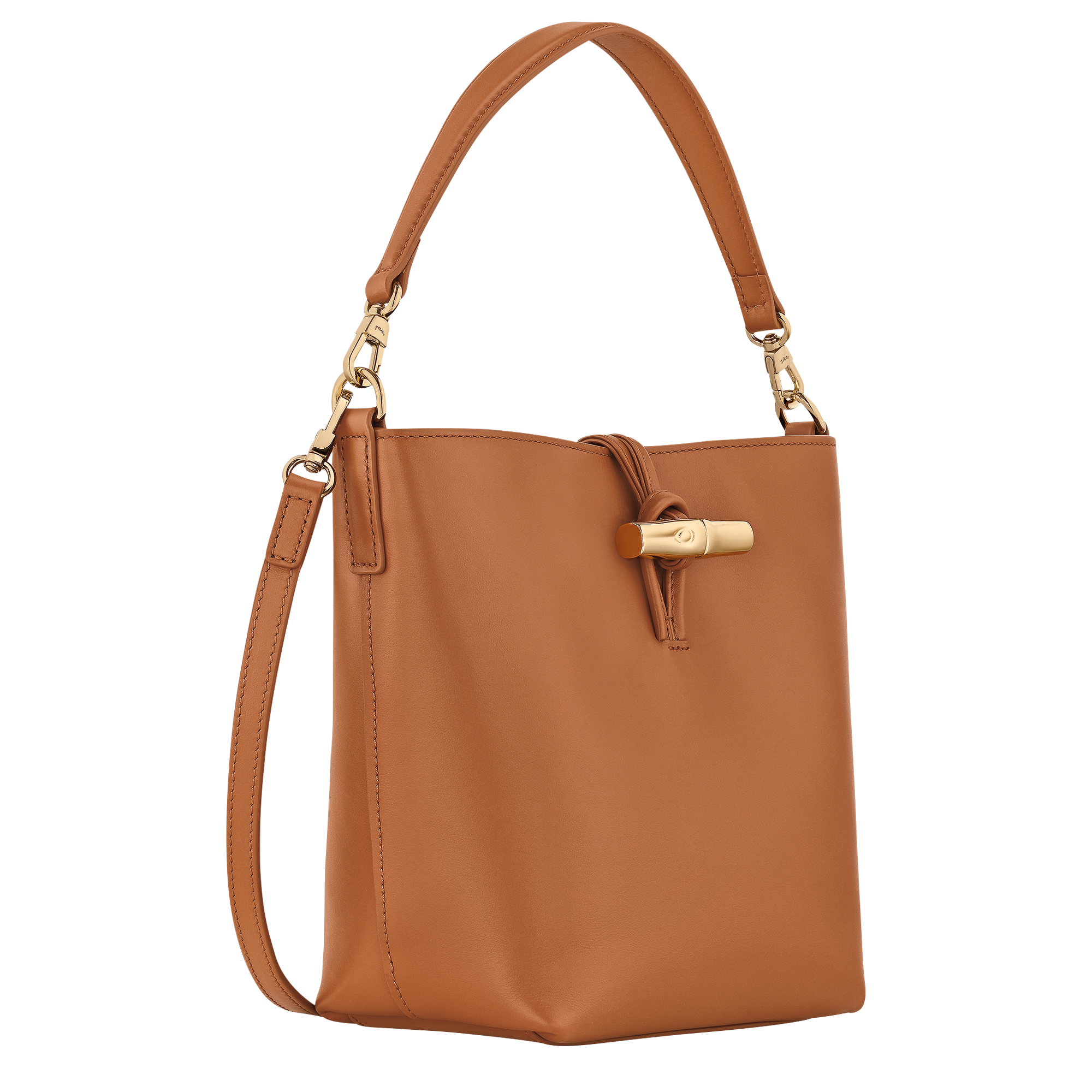 Longchamp Le Roseau XS Bucket bag Cashew