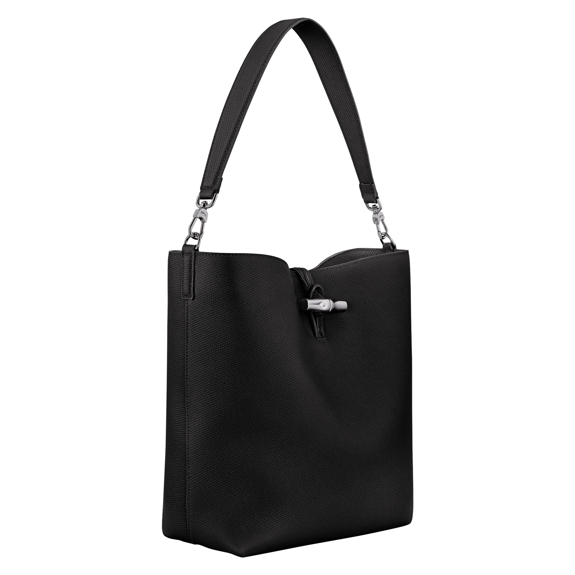 Longchamp Le Roseau M Hobo bag Black