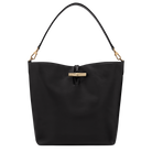 Longchamp Le Roseau M Hobo bag Black