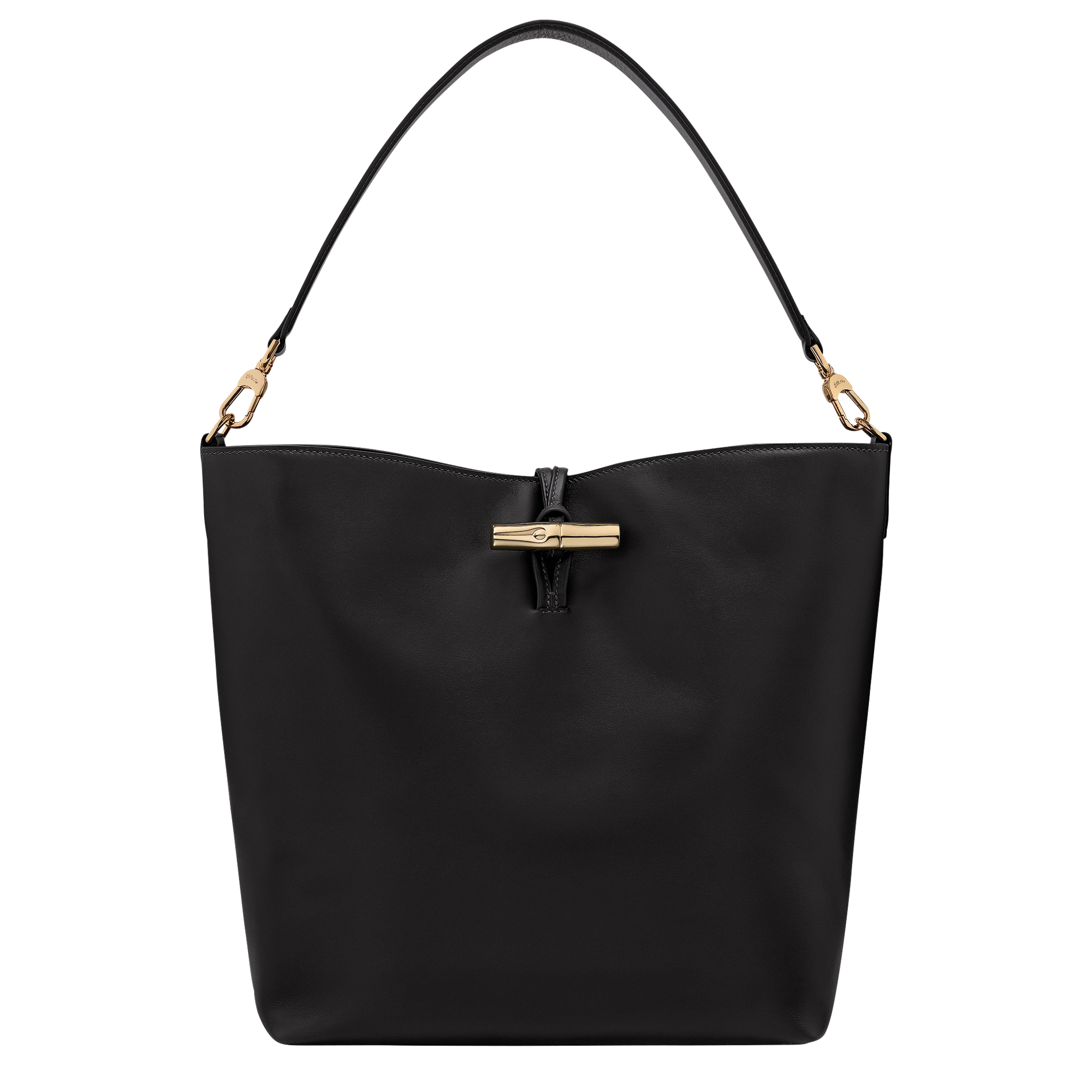 Longchamp Le Roseau M Hobo bag Black