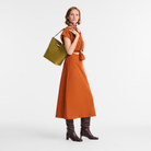Longchamp Le Roseau M Hobo bag Olive