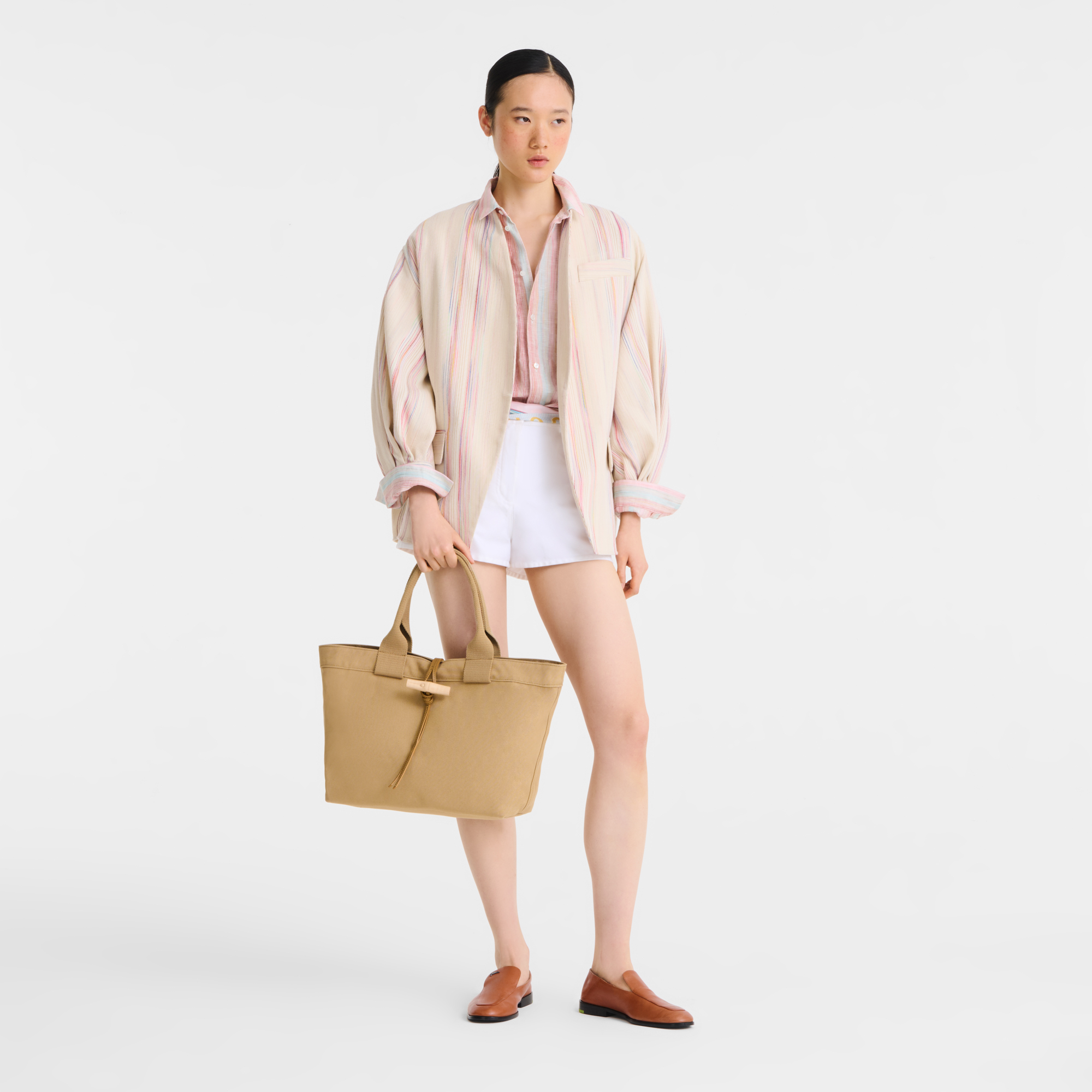 Longchamp Le Roseau Tote bag Desert
