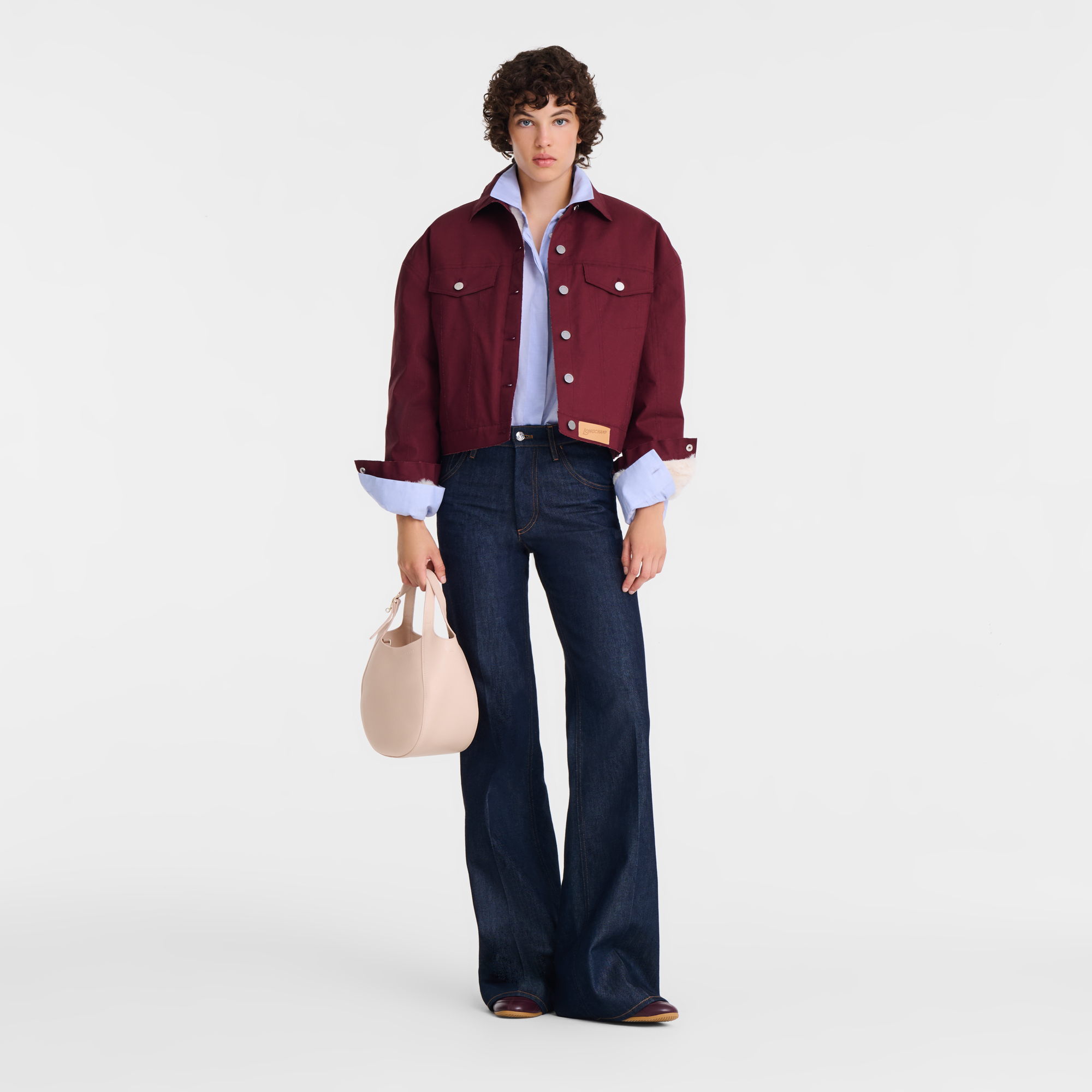 Longchamp Le Foulonné S Handbag Cream