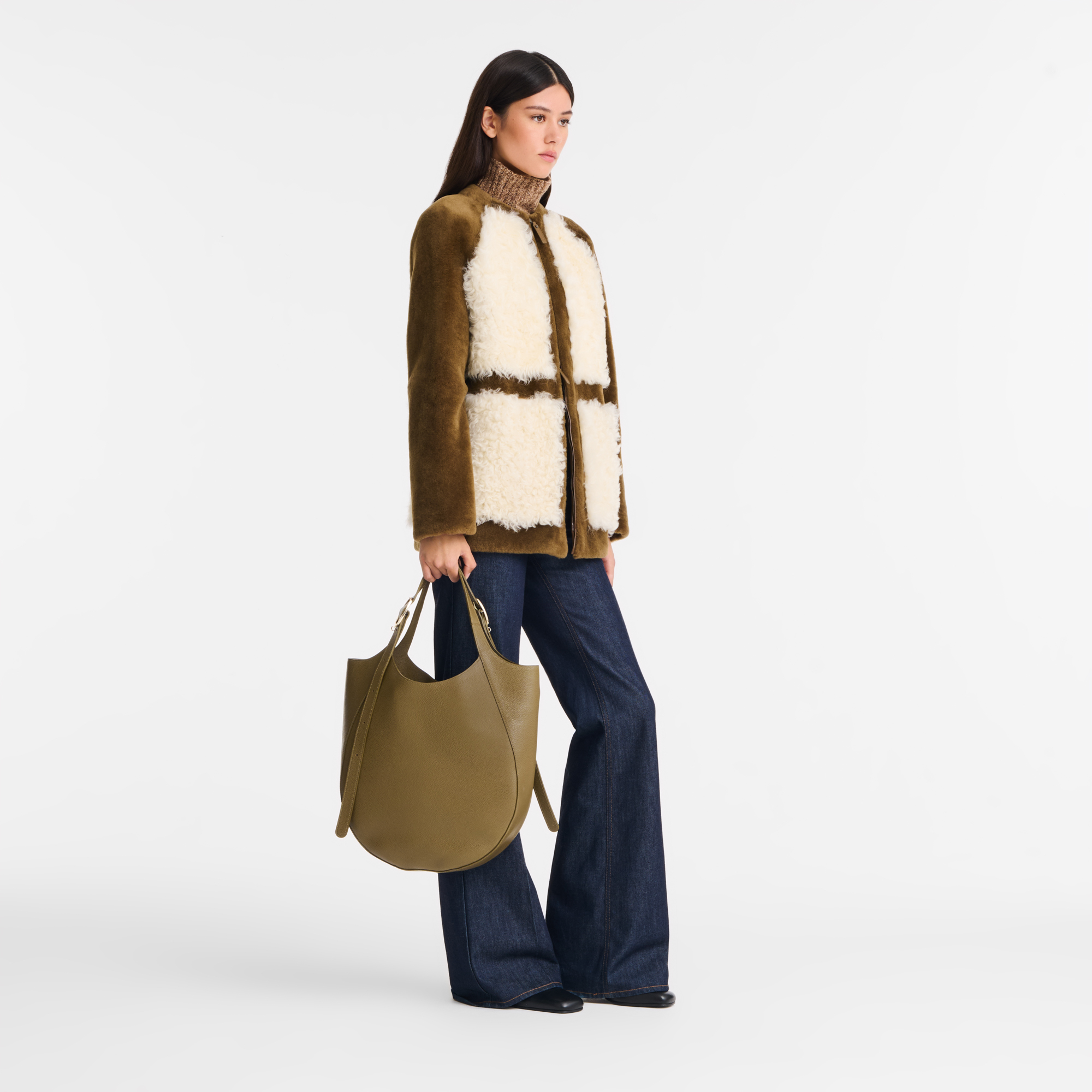 Longchamp Le Foulonné XL Tote bag Caper