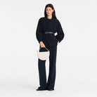 Longchamp Le Roseau Clutch Paper