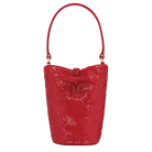 Longchamp Le Roseau Handbag Red