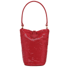 Longchamp Le Roseau Handbag Red