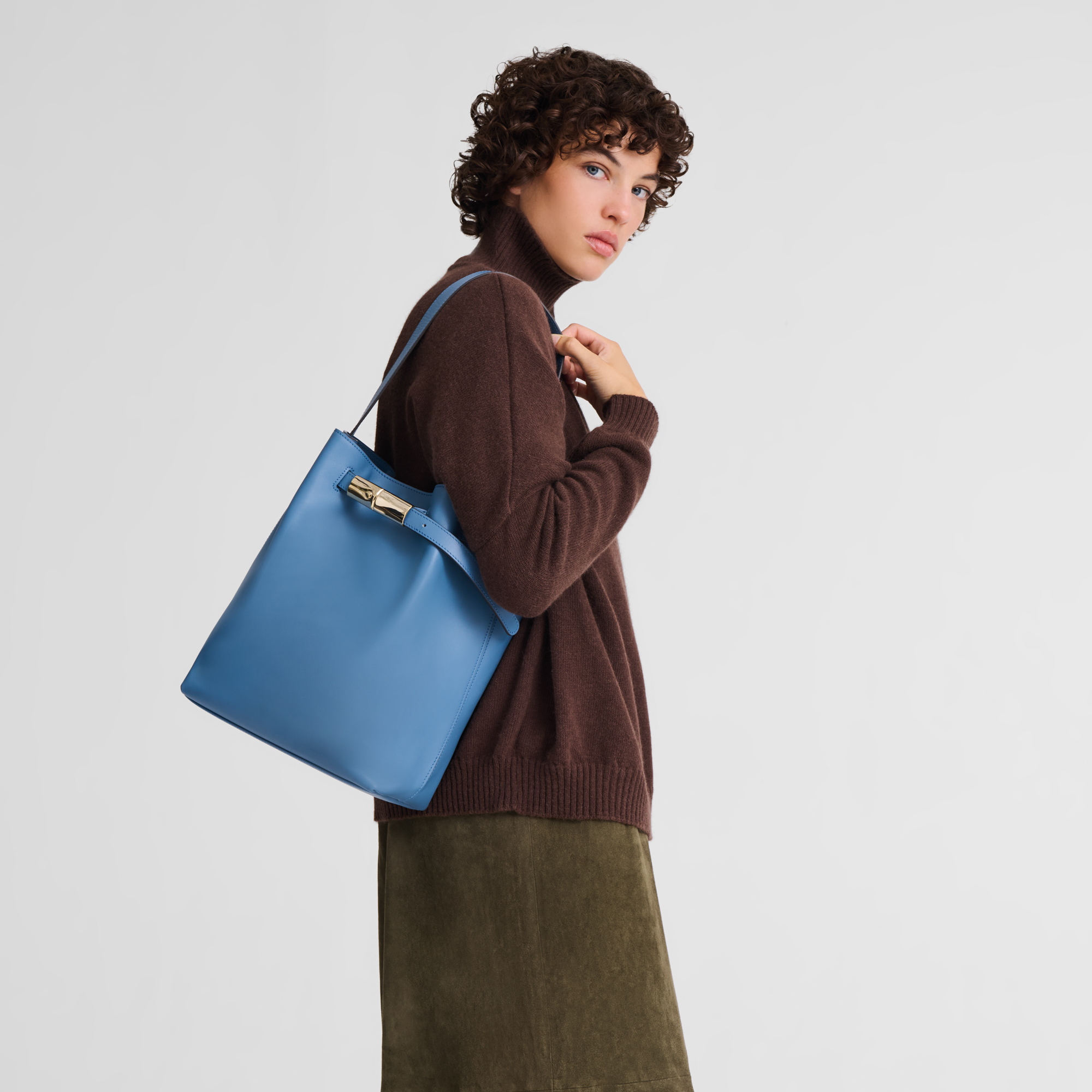 Longchamp Le Smart Shoulder bag Slate