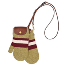 Longchamp Le Pliage Collection Mittens bag Pistachio/Burgundy