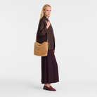 Longchamp Le Roseau Crossbody bag Camel