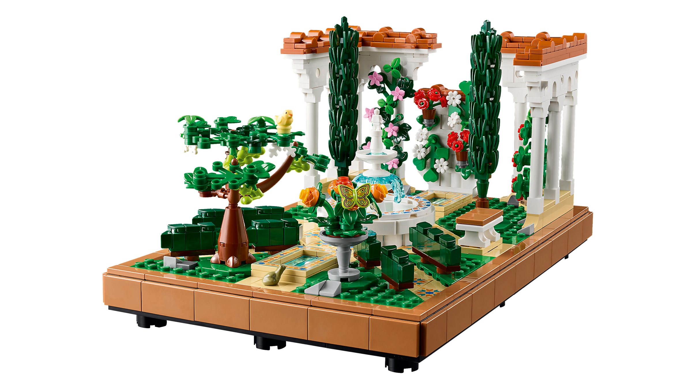 Lego Fountain Garden