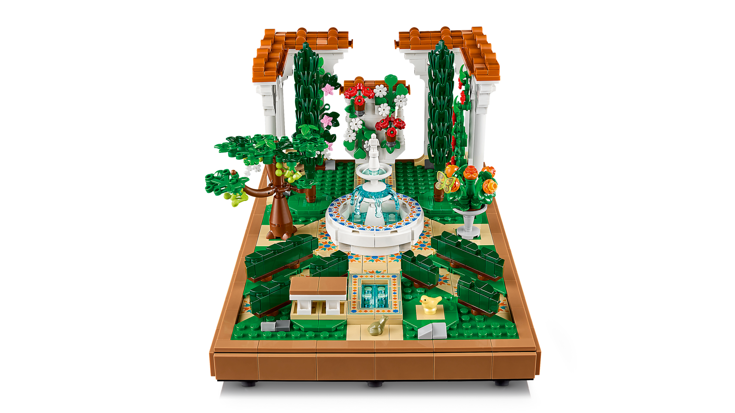 Lego Fountain Garden