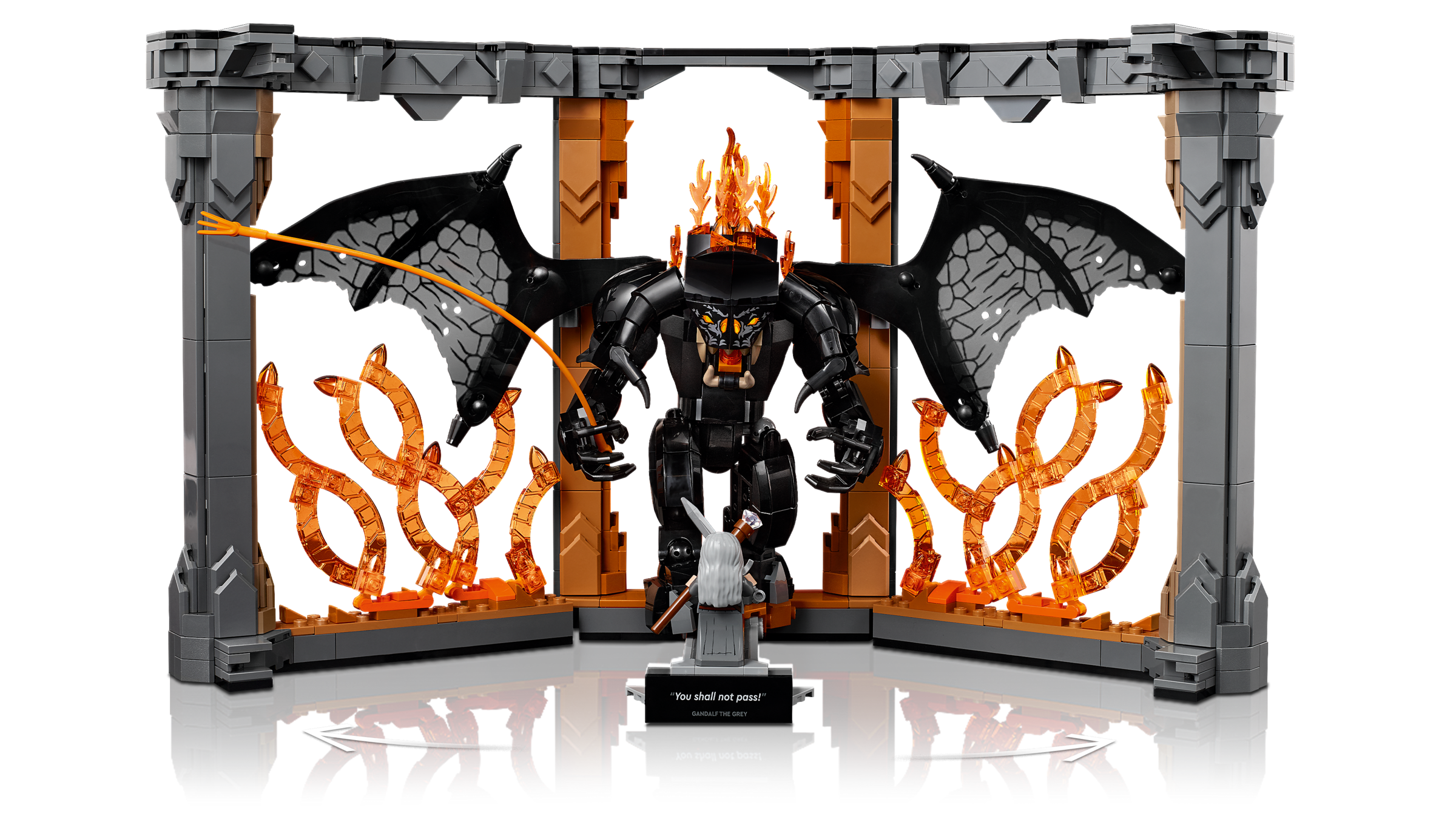 Lego The Lord of the Rings Balrog Book Nook