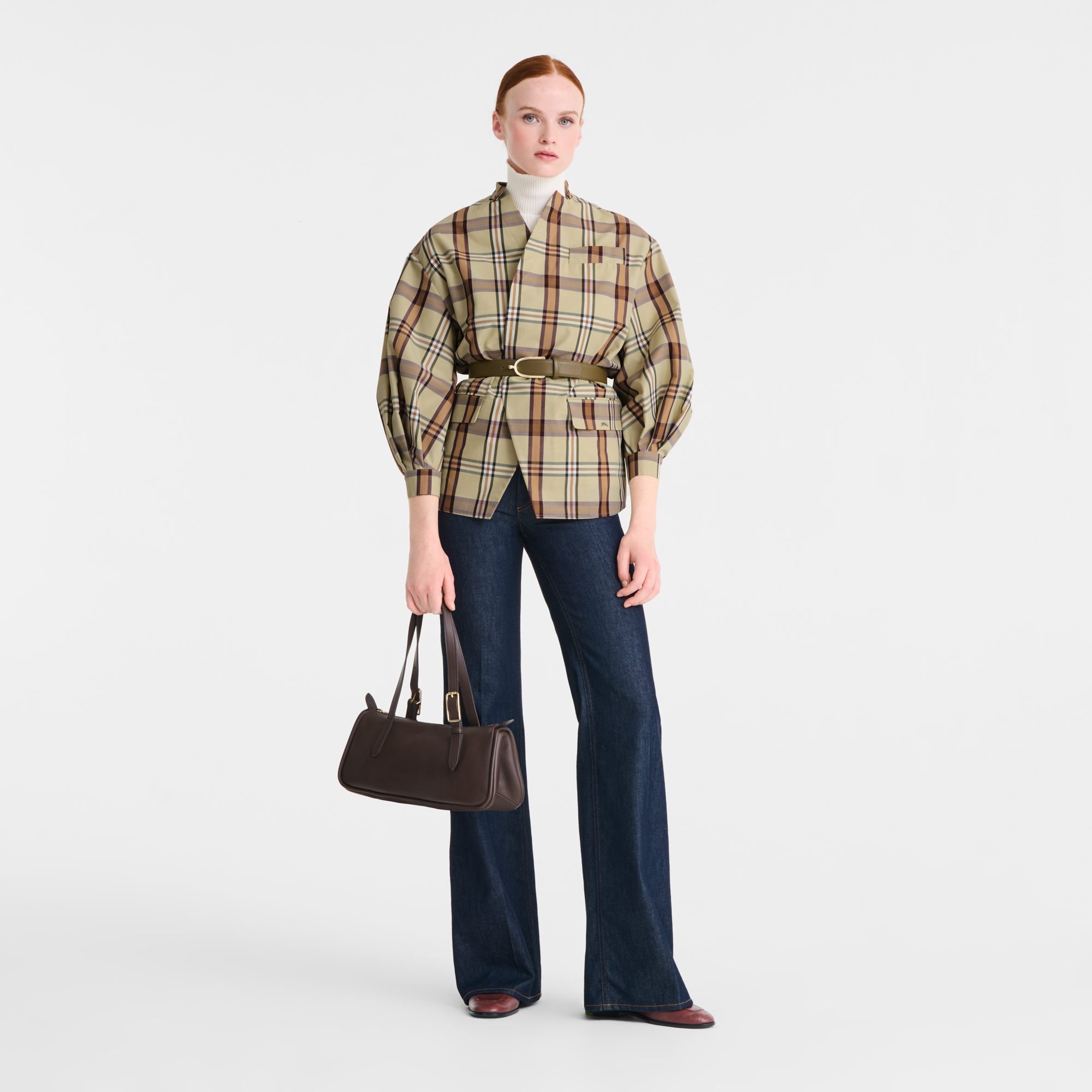 Longchamp Looong Shoulder bag Mocha