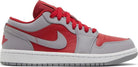 Wmns Air Jordan 1 Low SE 'Split - Gym Red Cement Grey' - dawntown