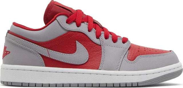 Wmns Air Jordan 1 Low SE 'Split - Gym Red Cement Grey' - dawntown