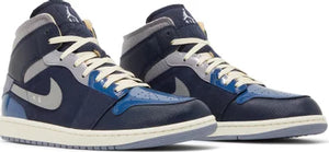 Nike Air Jordan 1 Mid SE Craft "Inside Out - Obsidian"