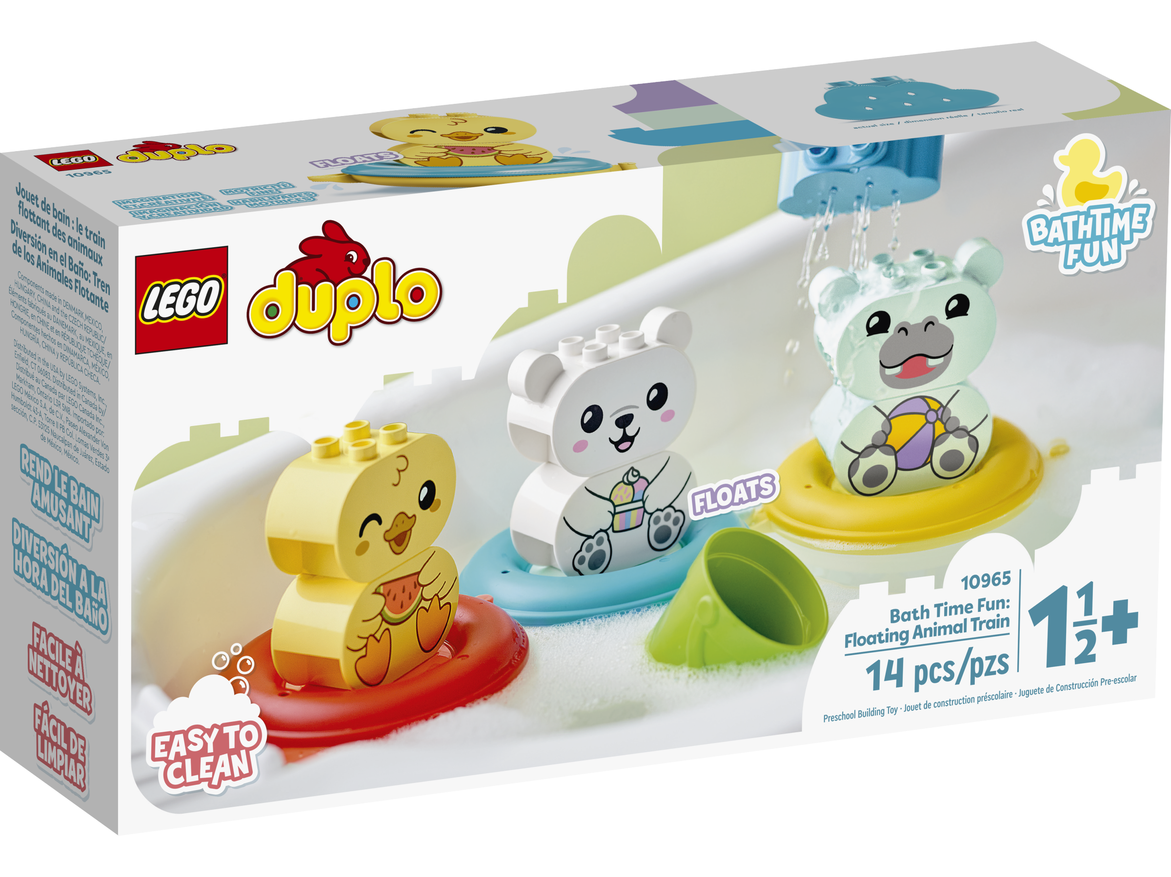 Lego Bath Time Fun Floating Animal Train