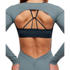 Gymshark Lifting Dipped Waistband All-In-One Iron Blue