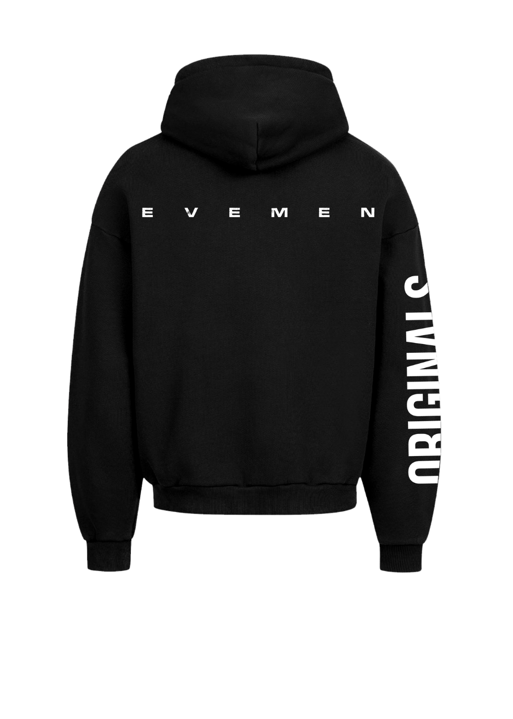 EVEMEN ORIGINALS HOODIE - BLACK