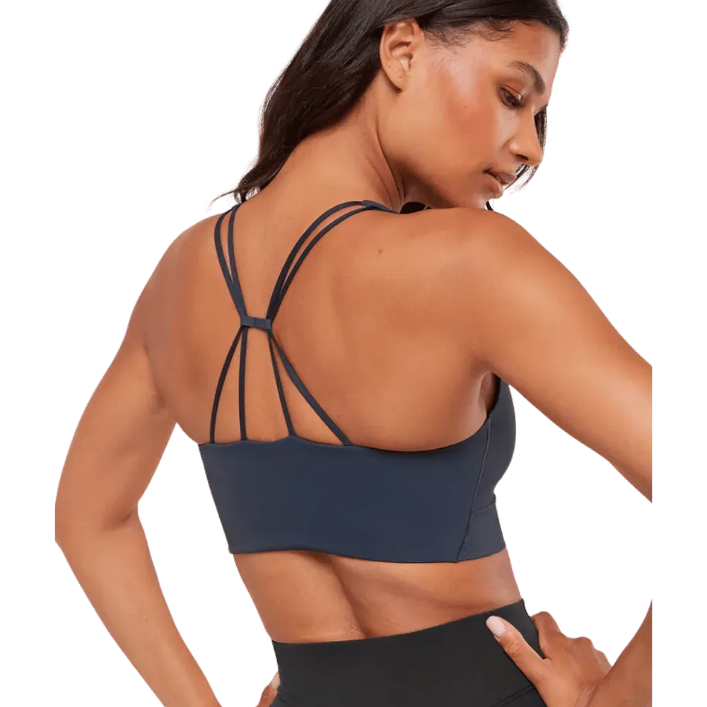 Gymshark Cross Over Sports Bra Heavy Blue