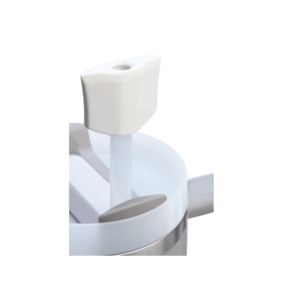 Stanley Stay Smooth Straw Topper 2-pack Pale Stone