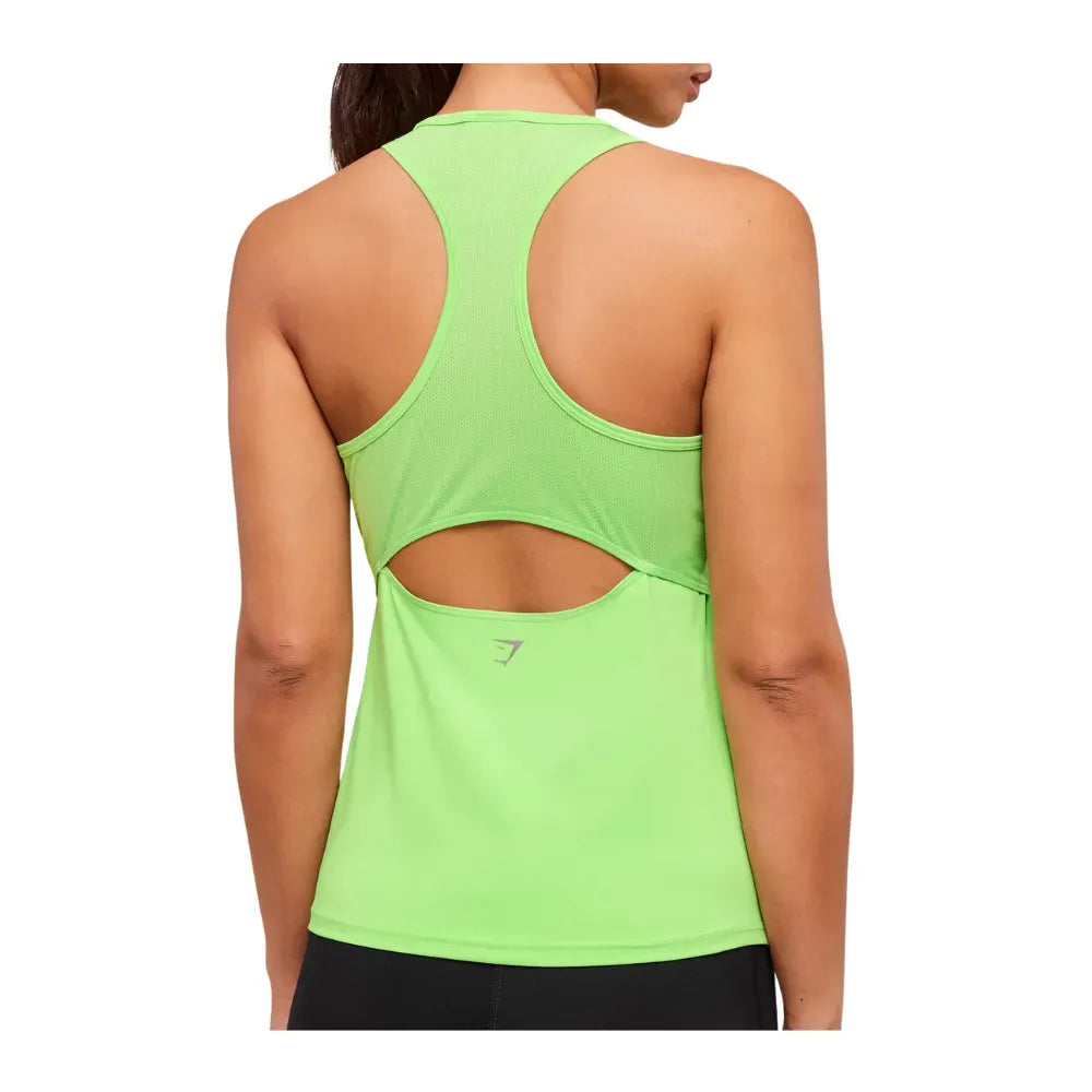 Gymshark Running Back Vent Tank Gelato Green