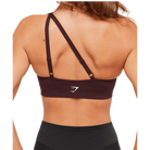 Gymshark One Shoulder Sports Bra Cherry Purple