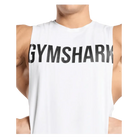 Gymshark Prime Drop Arm Tank White
