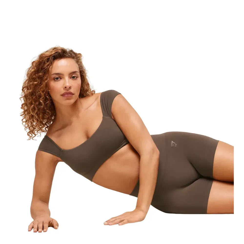 Gymshark Lift Seamless Shorts Walnut Brown