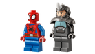 Lego Spidey on his Motorcycle vs Rhino
