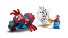 Lego Spidey on his Motorcycle vs Rhino