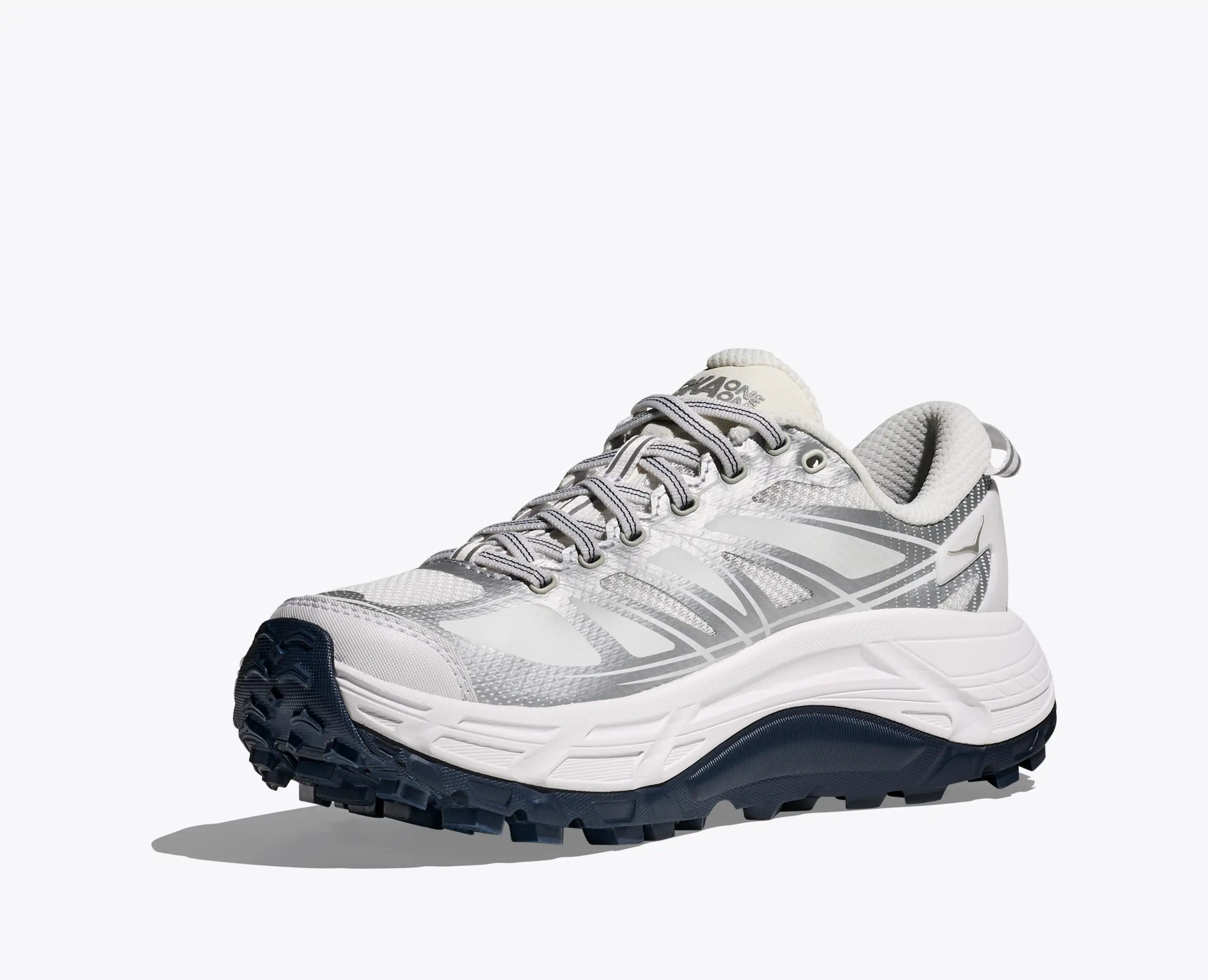 Hoka Mafate Speed 2 White Silver