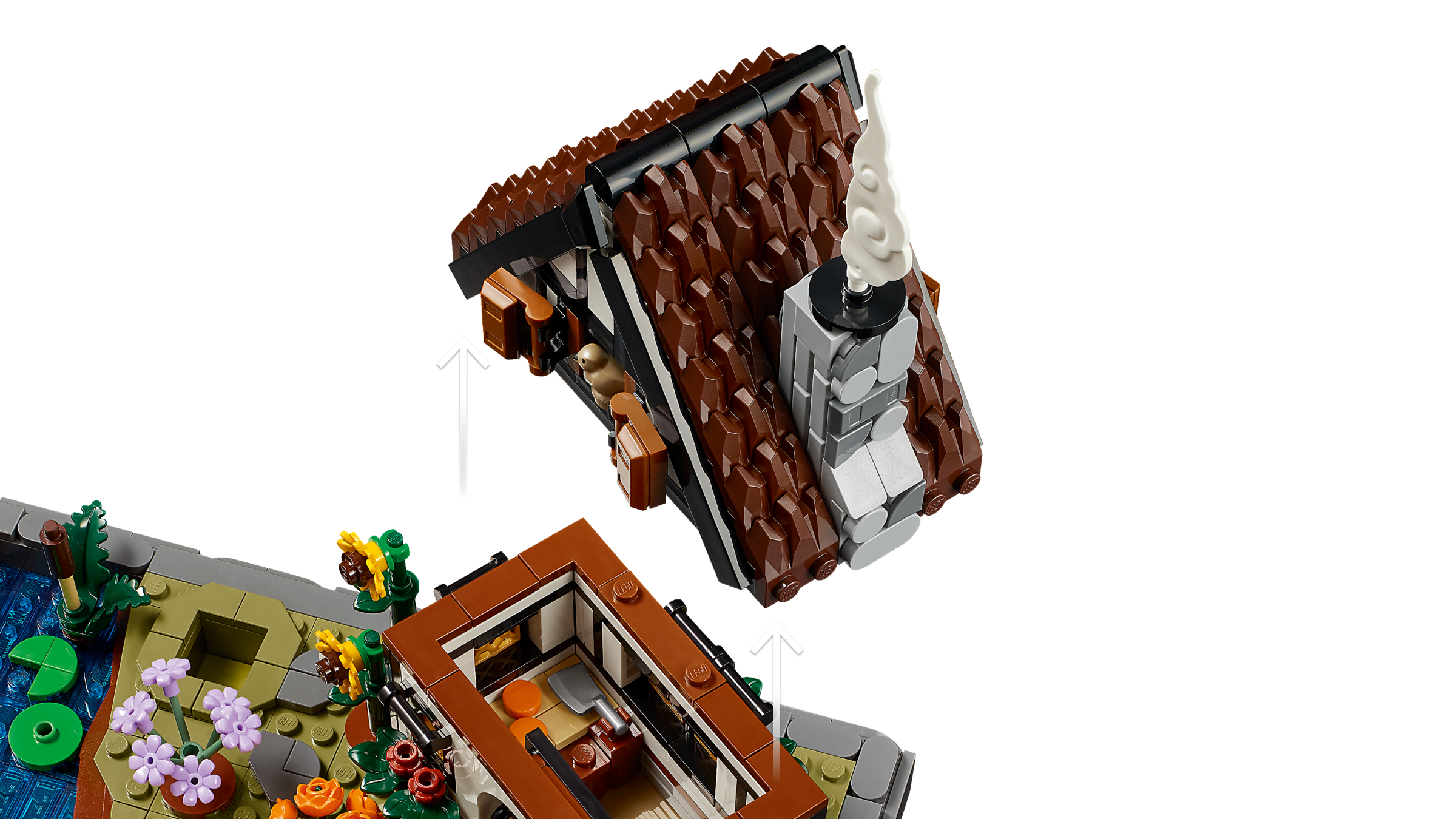 Lego Autumn Cottage Garden