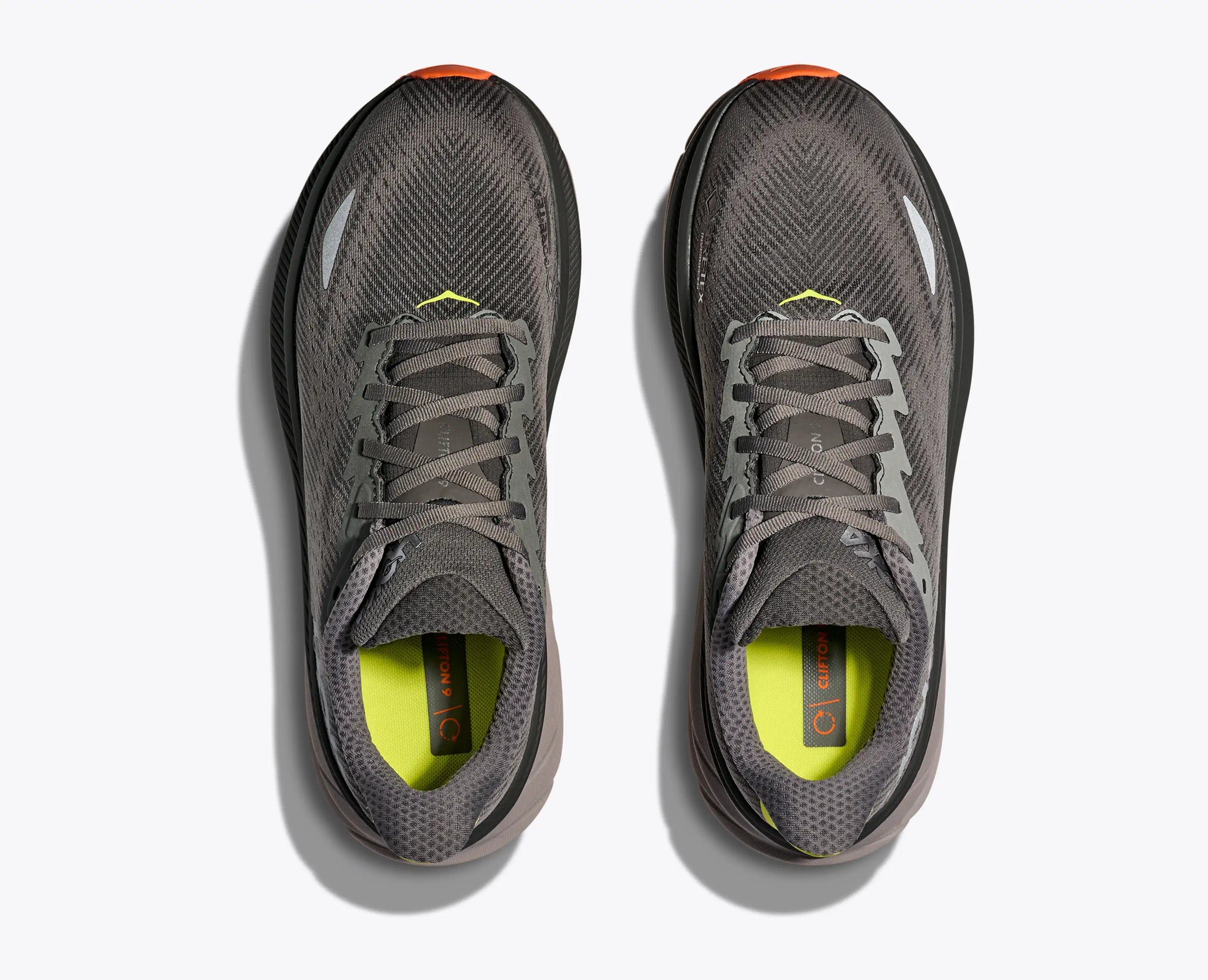 Hoka 'S Clifton 9 Gtx Asphalt Grey Gravel