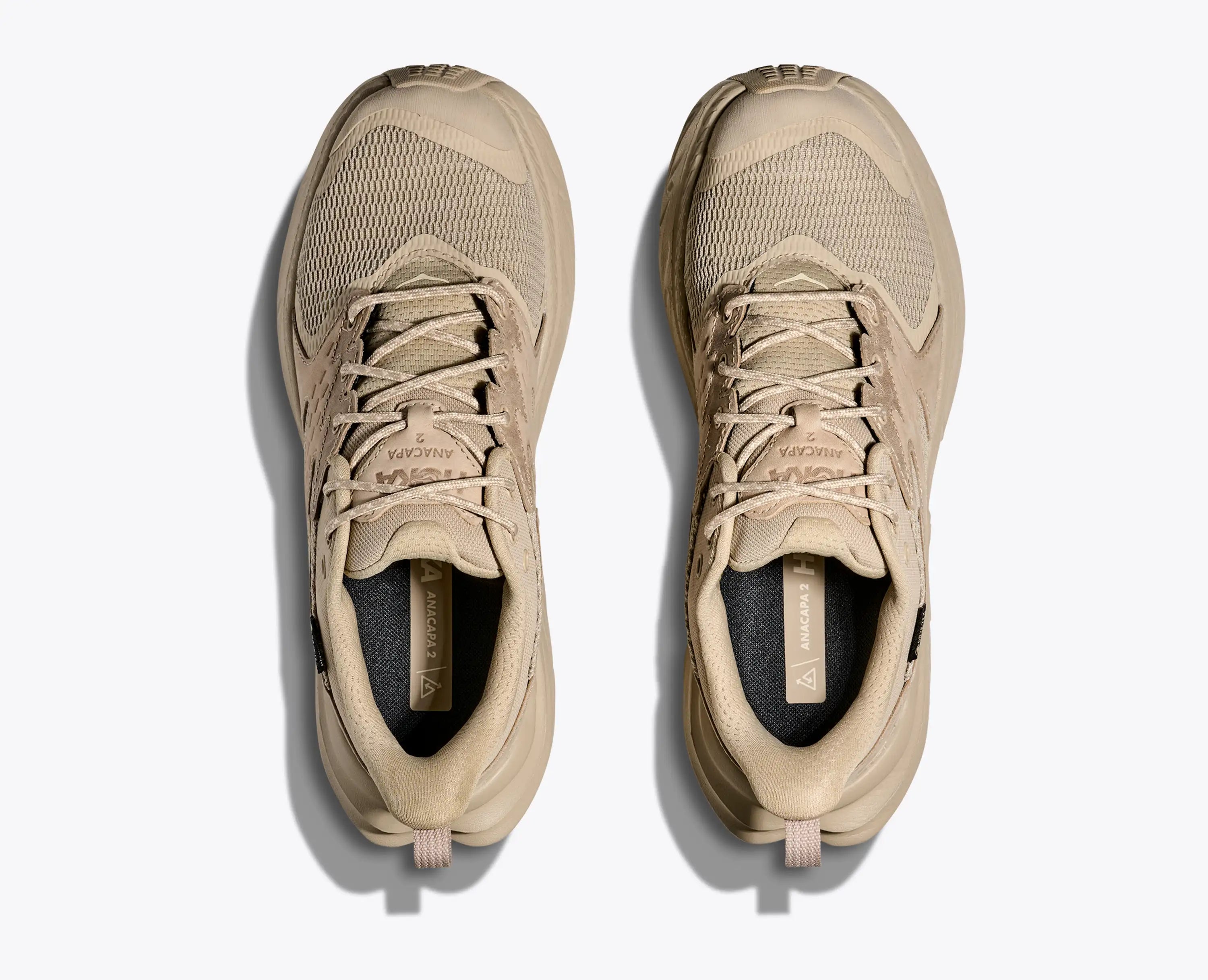 Hoka Women'S Anacapa 2 Low Gtx Raw Linen Oat Milk