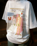 Adam & Eve - White Oversized Unisex T-shirt