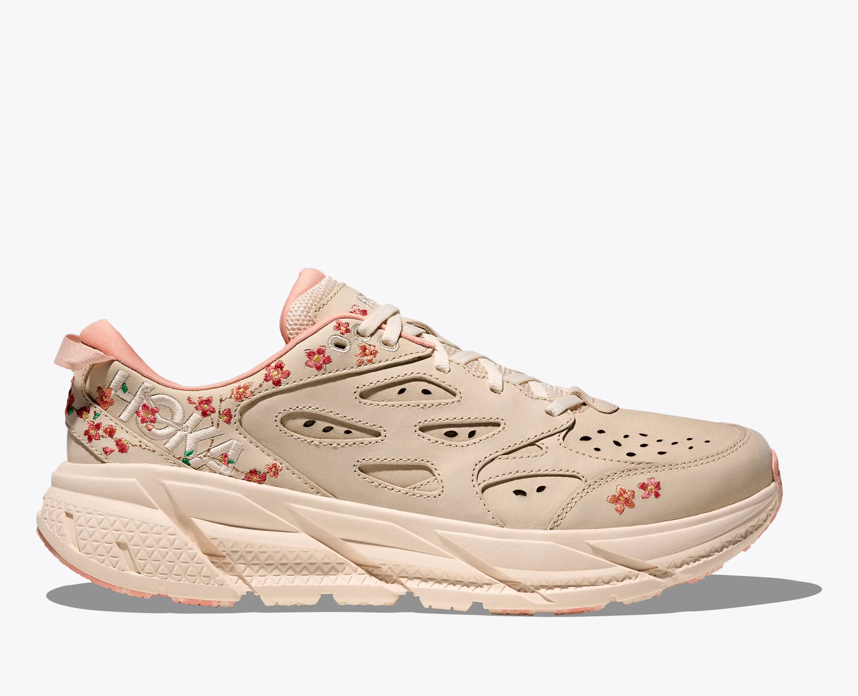 Hoka Vibrant Bloom Clifton L Vanilla Dry Clay