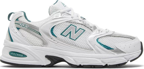 New Balance 530 White Silver Green - dawntown