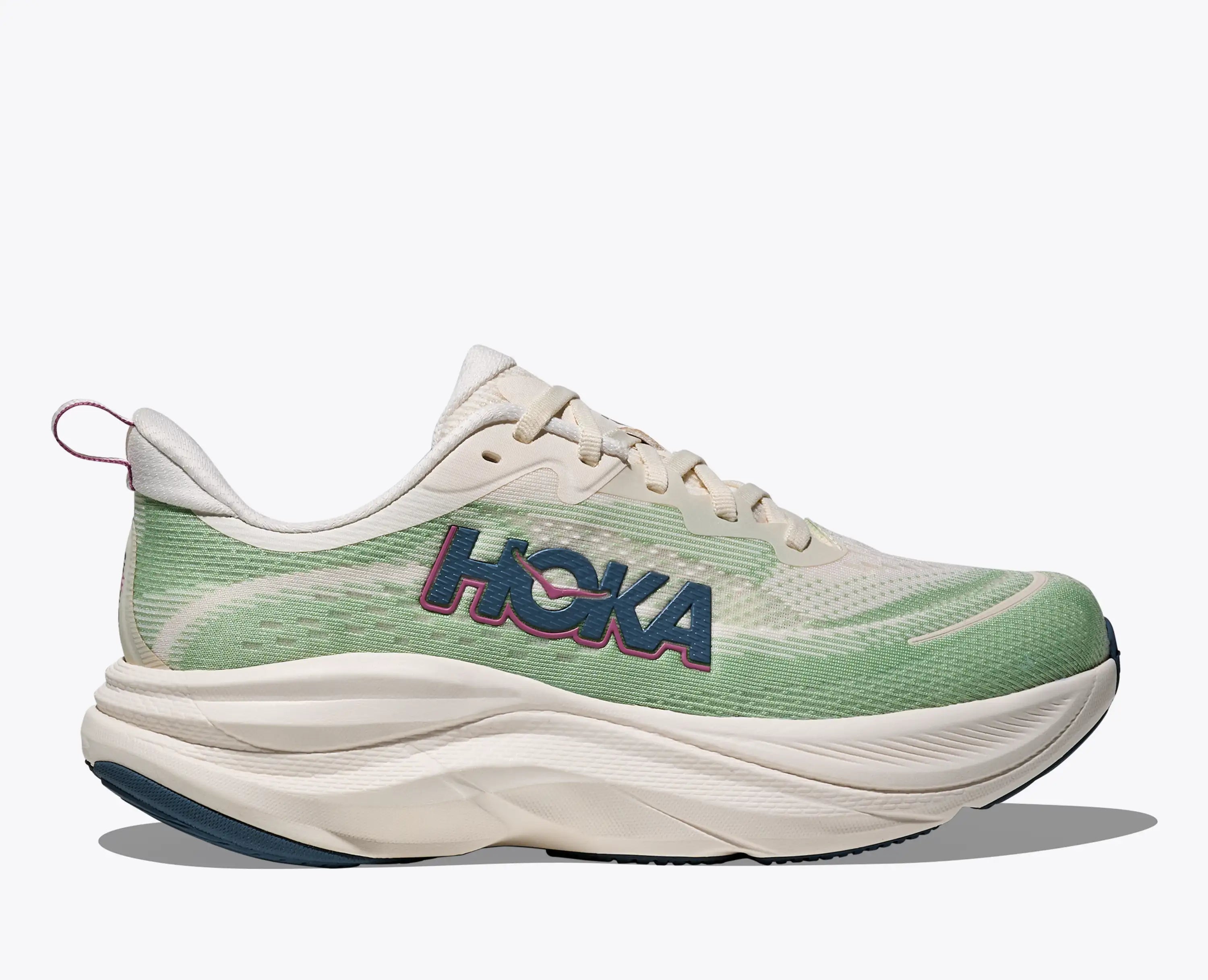 Hoka Women'S Skyflow Alabaster Vintage Green