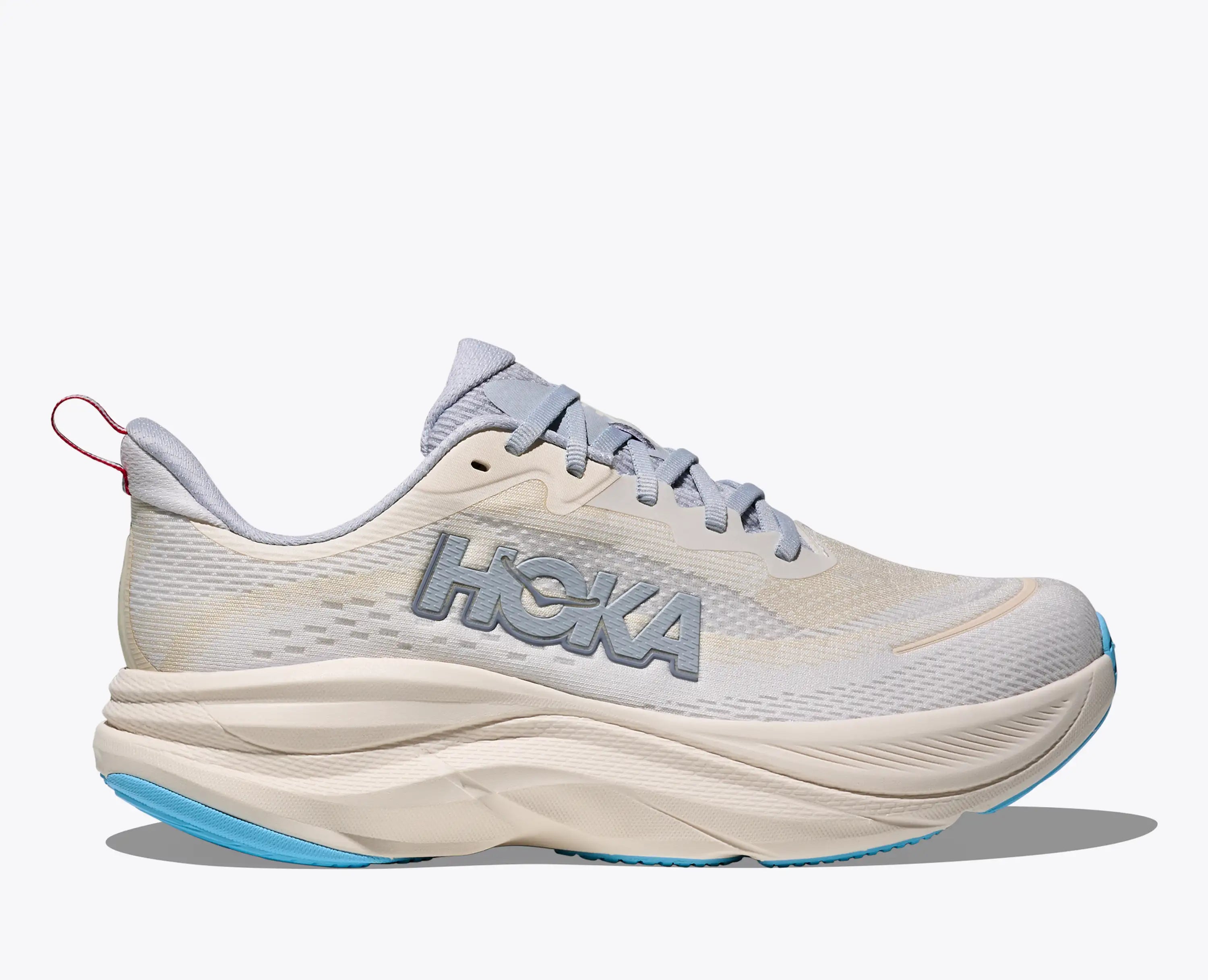 Hoka Women'S Skyflow Alabaster Mineral Blue