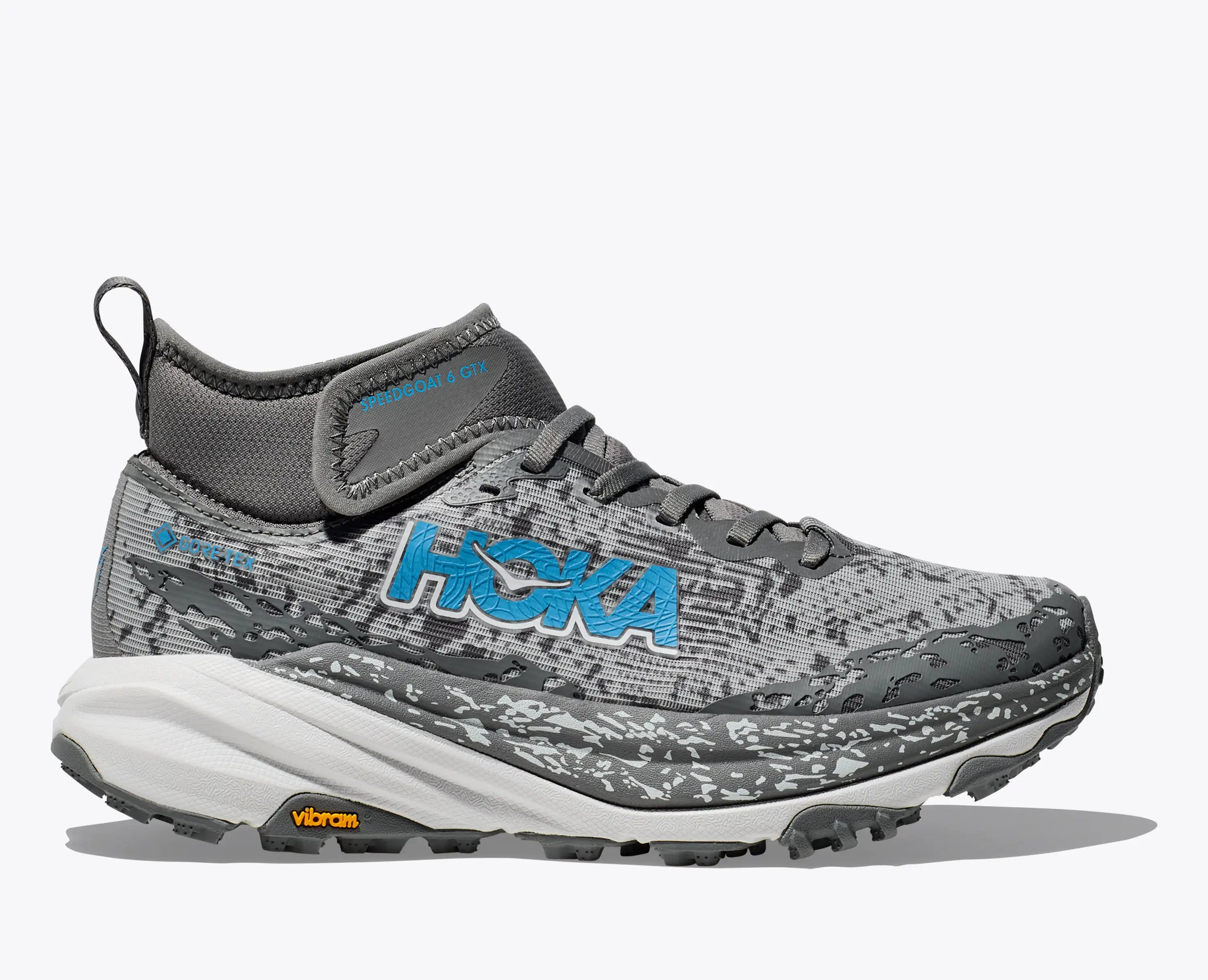 Hoka Women'S Speedgoat 6 Mid Gtx Asteroid Cosmic Grey